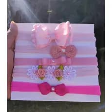 PROMOÇÃO Kit Laços de Cabelo Infantil Faixa Bebe Acessório infantl Lacinho para BebÊ