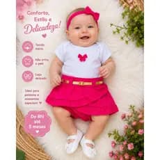 PROMOÇÃO Conjunto Menina infantil meninas  baby personalizado