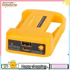 Adaptador De Carregador Portátil Compatível Com 18V Li-Ion Suporte De Bateria USB Tipo C Carregamento Rápido Fácil Insta
