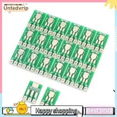 20 Peças SOT89 SOT223 Para DIP PCB Placa De Transferência Pino Adaptador Conversor Lados Duplos 1.5mm 2.3mm A 2.54mm Pas