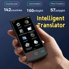 Dispositivo De Tradução AI Tela Grande De 4.0 Polegadas 160 Idiomas Online Tradutor De Voz Em Tempo Real Com Bate-Papogp