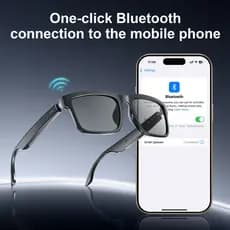 Óculos Bluetooth Inteligentes De Áudio De Ouvido Aberto Com Som De Canal Duplo Boost De Graves Carregamento Magnético Ch