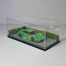 [hellery] Vitrine Para Carros Em Miniatura Escala 1/64 , Caixa De Apresentação Transparente À Prova De Poeira , Organiza