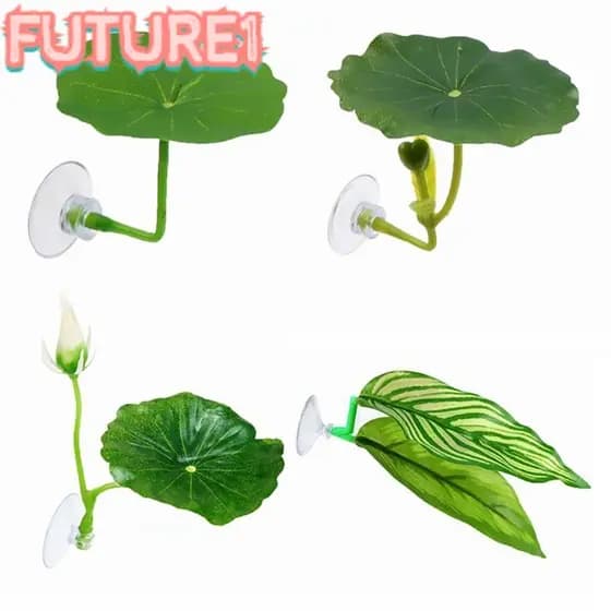 Futuro Folha De Descanso De Peixe Betta , Ventosa/Revestimento/Espova Planta Ornamental Desova De Peixes , Plástico