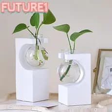 Futuro Molde De Flor De Planta Hidropônica , Tubo De Ensaio De Inserção , Gesso De Vaso , Silicone