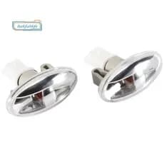 2 Pçs Parceiro Do Carro Indicador De Direção Lateral Repetidor Luz Para 108 107 407 206 6325G3 Citreon C1 C2 C3
