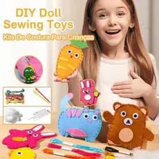 Kits De Costura Para Crianças Kids Felt Kit Educacional Artesanato E Ornamentos De Pelúcia Aprenda