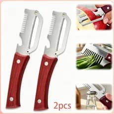Multifuncional Descascador De Legumes Slicer Faca Cebola Verde Triturador Ferramenta Cozinha Aço Inoxidável sehbr