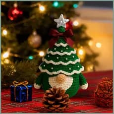 Natal Gnomos Decorações Decorativas Boneca Sem Rosto Artesanal Mão-Tecido Lã Crochê Decoração Para Mesa dinntbr sehbr
