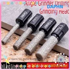 Broca De Rebolo De Água Traseira Soldada Com Diamante DAPHNE , Perfuração A Seco Para Rebarbadora M10 De 6-12 Mm , Portá
