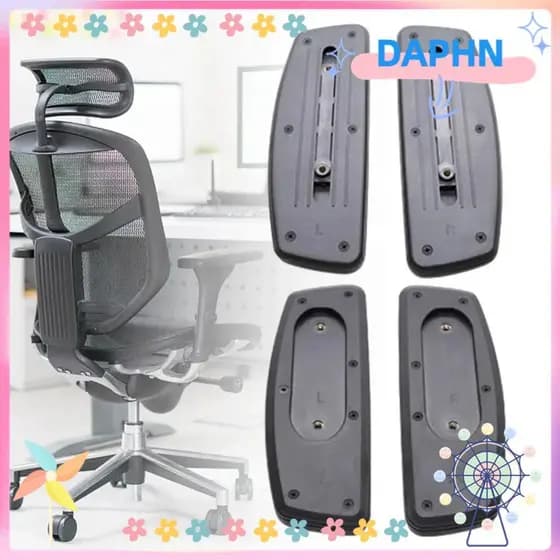 DAPHNE 2 Unidades/1 Par De Apoio De Braço De Substituição , Peças De Cadeira De Jogos Resistentes À Água , Almofadas Par