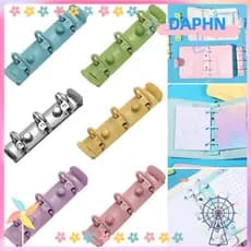 DAPHNE Binder Clip Acessório Metal Material De Escritório DIY Papelaria Notebook Encadernação Aros