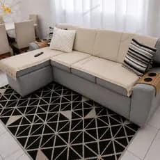 Manta Decorativa Sofá Cama Casal 2,10x1,20m Luxuosa 100% Algodão Macia Quentinha