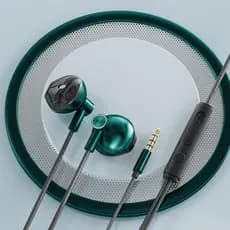 Fone De Ouvido Com Fio , Para Jogos Tipo C 3.5mm , Fones Estéreo Microfone HiFi Round Head Gaming