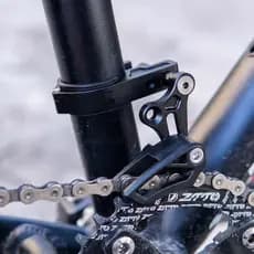 Guia De Corrente De Bicicleta Preto Durável 31.8 34.9mm Braçadeira Mountain Bike MTB Para Estabilizador Tipo E