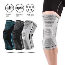 1 Par De Joelheiras Esportivas , Suporte Para Cotovelo , Capas Pernas , De Silicone Compressão