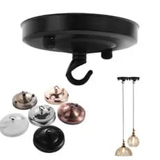 Peças De Lâmpada Pingente Base De Disco Lustre Antigo Suporte De Teto Placa