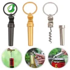 Saca-Rolhas SFBSF Mini-Chaveiro Portátil De Cerveja Para Vinho Abridor De Latas Multifuncional 3 Em 1