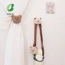 SFBSF 1Pc Tieback De Cortina , Clipe De Fivela Bordado De Coelho De Urso , Suportes De Corda De Desenho Animado