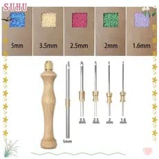 SUHU Caneta Para Bordado De Tricô , Ferramentas Cruzadas Cutucar , Artesanal DIY , Enfiador De Agulha , Aplique De Costu
