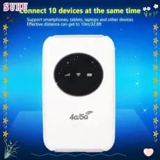 Roteador Portátil SUHU 4/5G , Ponto De Acesso Móvel De Bolso Versão Asiática/Europeu De 300 Mbps , WiFi