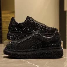 【 Fast Envio 】 Women's Tênis De Sola Grossa De Diamante Com Strass Cintilante E Adequado Para Presentes Femininos