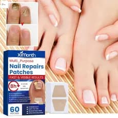 60 Pçs Adesivos De Tratamento De Fungos Nas Unhas Durante A Noite Reparação De Para Danos Solução De Reparo