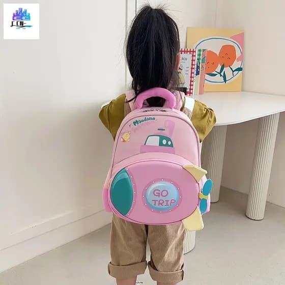 Mochila 3D Hard Shell Cartoon Para Meninos E Meninas Do Jardim De Infância De 3 A 6 Anos