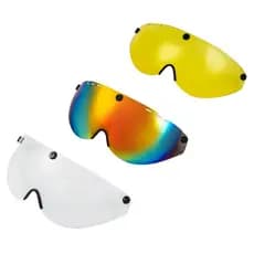 Nova Mudança De Luz Capacete De Equitação Lente Estrada mountain bike Pára-Brisa Magnético