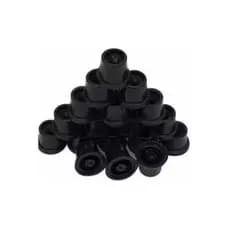 Kit 8 pezinhos plásticos para apoio Puff baú armário sapateira