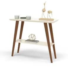 Aparador Davi 90x30 Tampo MDF 30mm OFF WHITE