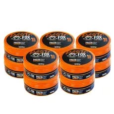 10 Pasta Modeladora Orange Fox For Men 120g Modela e Hidrata - Cera Fox Tradicional Pote Grande