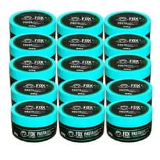 15 Cera Modeladora Premium Fox For Men 80g Efeito Brilho Natural Não deixa Resíduos - Extra Forte