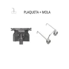 Kit Plaqueta Mover Lamina + Mola Compativel Wahl de Corte