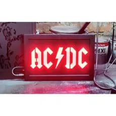 Placa AC DC Luminoso decoração