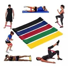 5 Níveis de Resistência: Kit com Faixas Elásticas Thera Band para Fisioterapia
