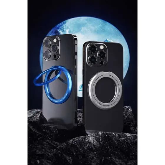 Suporte Porta Anel Magnético Celular 360° Compatível MagSafe + Anel Adesivo Ultra Fino PRONTA ENTREGA