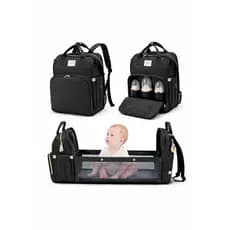 Bolsa Mochila Maternidade Com Berço Trocador Bebê Portátil Térmica Para Carrinho