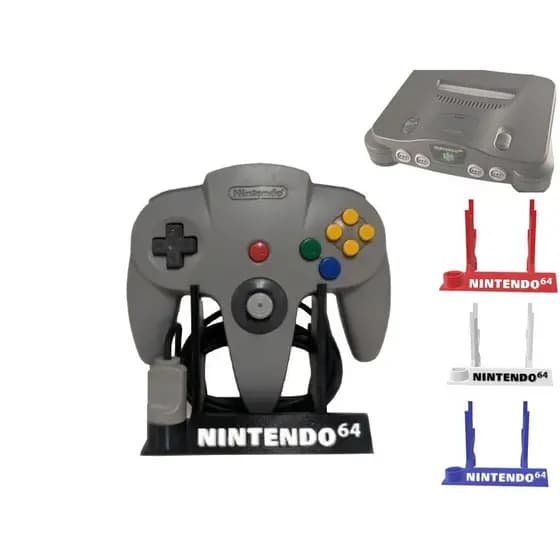 Suporte Mesa Para Controle Nintendo 64 + brinde Gamer