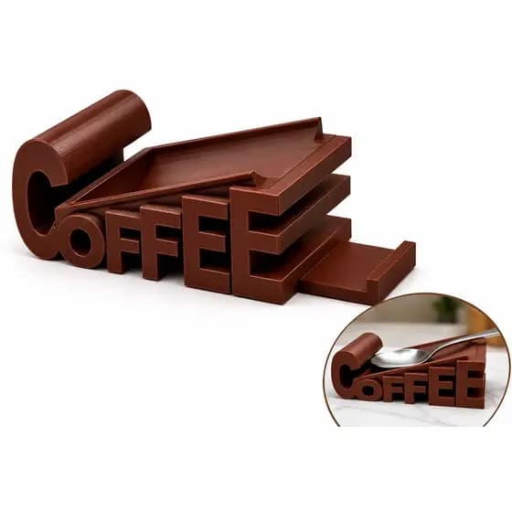 Suporte de mesa porta colher de café
