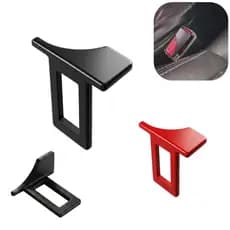 Clipe Extensor Fivela Fecho Encaixe Cinto Segurança Universal Automotivo Plug Cortar Alarme Sonoro