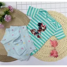 Conjunto infantil menina bebê. Body e tapa fralda de babadinhos, Conj. de verão menina bebe