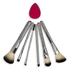 Kit Profissional Pincel Maquiagem Completo Cerdas Macias Multifuncional Acabamento Perfeito