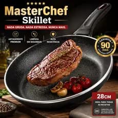 Frigideira Antiaderente 28cm Revestimento Duravel Alta Resistência Cozinhar Facil Limpeza Rápida
