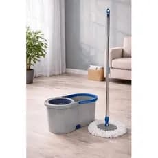Mop Giratorio Balde 13 Litros Alca Resistente Limpeza Facil Pratica