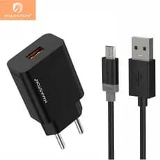 Carregador Fonte Turbo 30W USB com Cabo H'maston Y59 Tipo- C Ou Lightning Carga Rápida