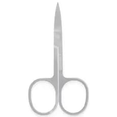 Tesoura Ponta Reta Metal Ideal Para Unhas