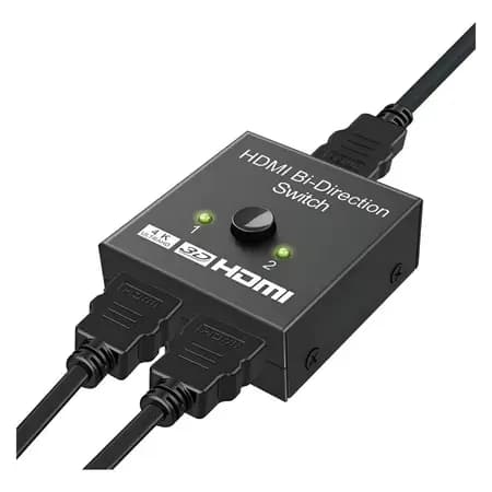 Chaveador Switch Hdmi 2x1 E 1x2 4k Splitter Duplicador Hdmi