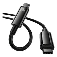 Cabo Usb Tipo C Turbo 240w  Estável Trançado Reforçado 2 metros