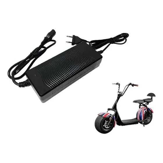 Carregador De Bateria 60v-2a P/ Scooter Elétrica Shopper